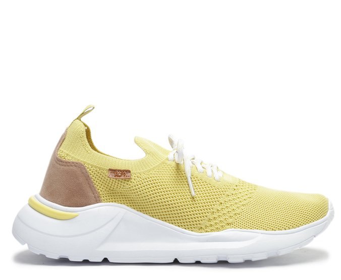 TÊNIS AMARELO ANACAPRI POMELO ALÊ KNIT | ZZ MALL