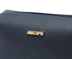Bolsa Tiracolo Média Arredondada Azul