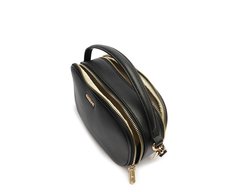 Bolsa Tiracolo Média Alça Redonda Preta