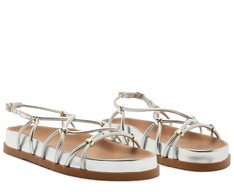 Papete Gladiadora Tachas Prata