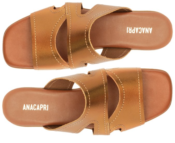 Tamanco Vivi Bronze | Anacapri