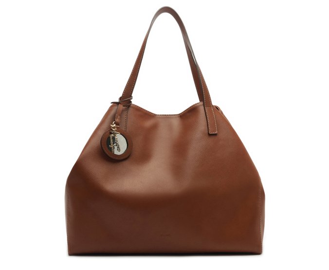Bolsa Shopping Grande Espelho Marrom