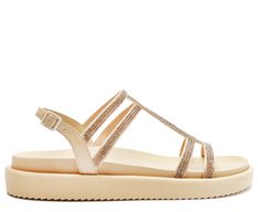 Papete Gladiadora Anatômica Glam Bege