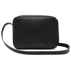 Bolsa Tiracolo Média Metalassê Triangular Preta