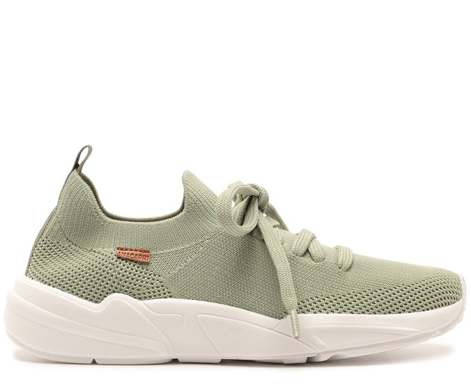 Tênis Sporty Malha Knit Verde