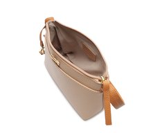Bolsa Tiracolo Média Bag Charm Bege