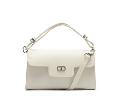 Bolsa Tiracolo Média Pedraria Branca
