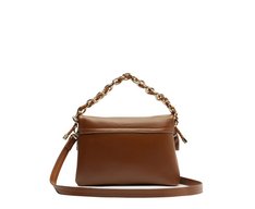 Bolsa Tiracolo Pequena Cordão Marrom