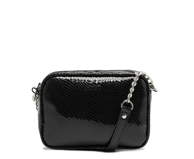 Bolsa Tiracolo Pequena Essencial Preta
