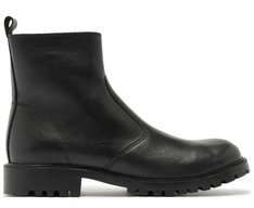Bota Tratorada Couro Preta