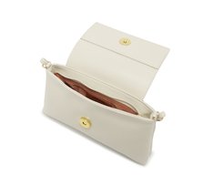Bolsa Tiracolo Pequena Envelope Branca
