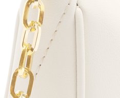 Bolsa Crossbody Pequena Branca Corrente