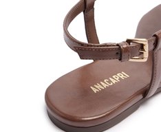 Rasteira Slim Detalhe Marrom Cinammon