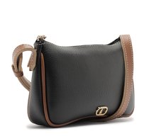 Bolsa Tiracolo Pequena Cápsula Preta
