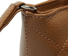 Bolsa Tote Grande Metalassê Atamporal Marrom