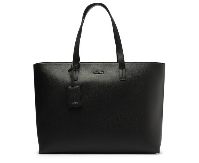 Bolsa shopping Grande Bag Charm Preta