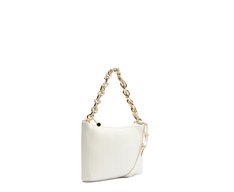 Bolsa Tiracolo Pequena Corrente Cordão Branca