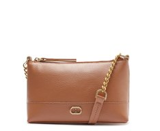 Bolsa Tiracolo Pequena Floater Corrente Marrom