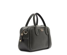 Bolsa Tote Média Costura Preta