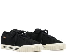 Tênis Knit Pontilhado Alê Preto