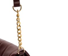 Bolsa Tiracolo Pequena Matelassê Flufy Vermelha