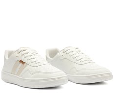 Tênis Listra Dupla Branco e Rosa