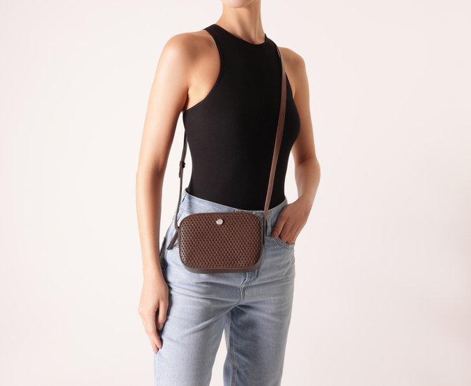 Bolsa Tiracolo Média Ana Marrom