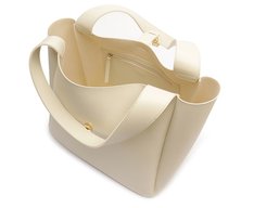 Bolsa Shopping Grande Detalhe Branca