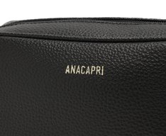 Bolsa Tiracolo Pequena Retangular Preta