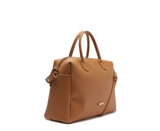 Bolsa Tote Média Arredondada Marrom