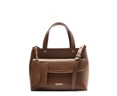 Bolsa Tote Média Com Pouch Marrom