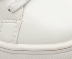 Tênis Sola Alta Detalhe Prata E Branco