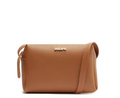 Bolsa Tiracolo Média Arredondada Marrom