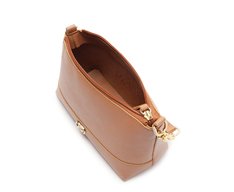 Bolsa Tiracolo Pequena Floater Corrente Marrom
