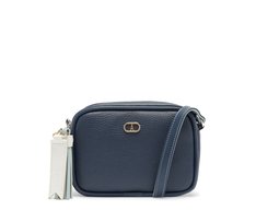 Bolsa Tiracolo Pequena Chaveiro Removível Azul