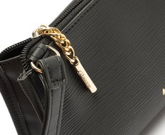Bolsa Tiracolo Pequena Quadrada Preta
