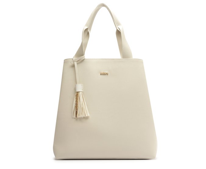 Bolsa Shopping Grande Maxi Barbicacho Branca