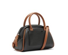 Bolsa Tote Média Arredondada Preta