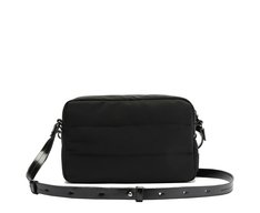 Bolsa Tiracolo Média Fluffly Corrente Preta