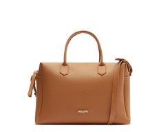 Bolsa Tote Média Arredondada Marrom