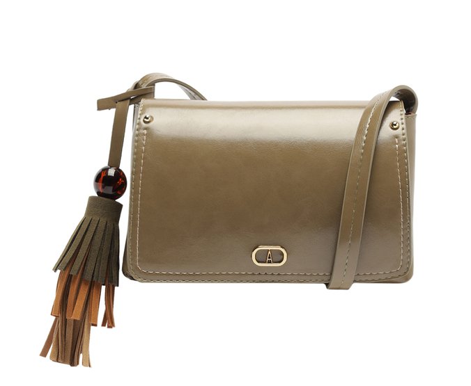 Bolsa Tiracolo Média Tassel Esfera Verde