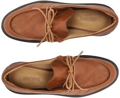 Mocassim Oxford Amarração Marrom