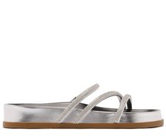 Papete Tiras De Brilho Prata Sola Preta