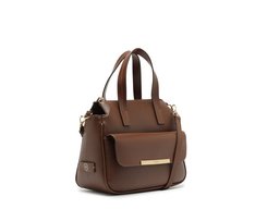 Bolsa Tote Média Valentina Marrom