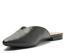 Mule Bico Fino Preta