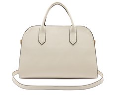 Bolsa Tote Grande Zíper Helena Branca