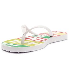 Chinelo Branco Estampa Guaraná
