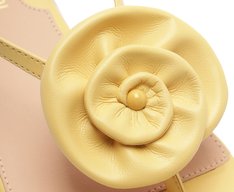 Sandália Slim Flor Amarela