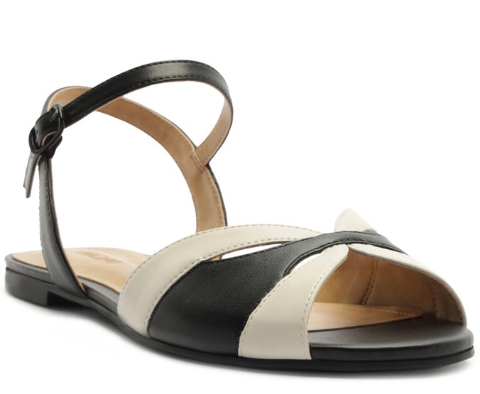 Sandália Rasteira Urbana Preta