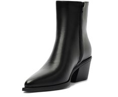 Bota Salto Bloco Chelsea Preta